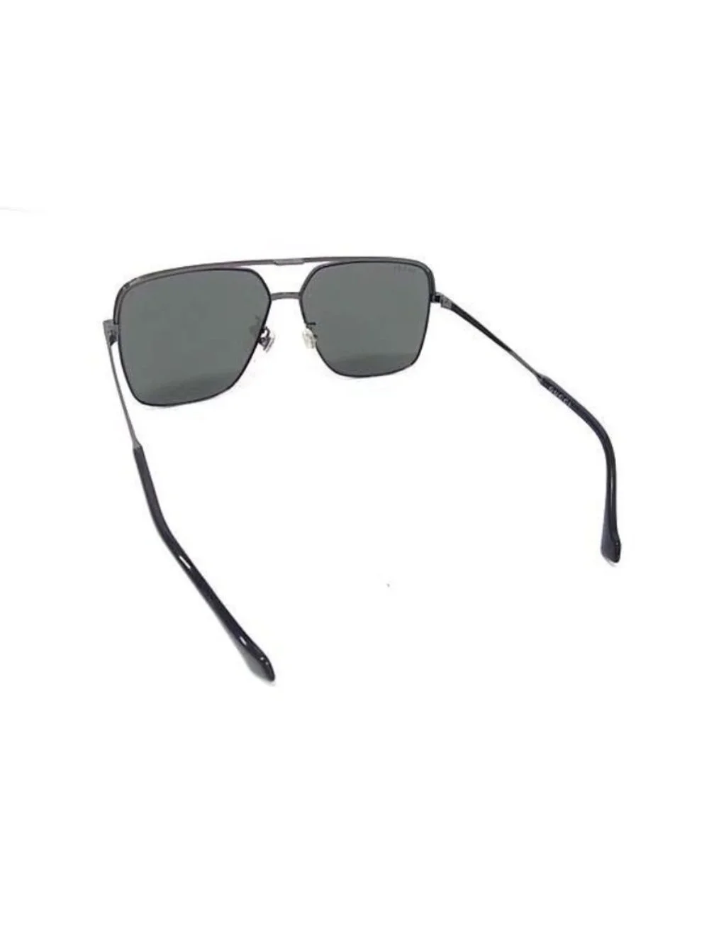 Gucci Sunglasses Pilot Gunmetal Metal Acetate Asian Fit Eyewear